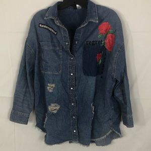 Painted Denim Jacket